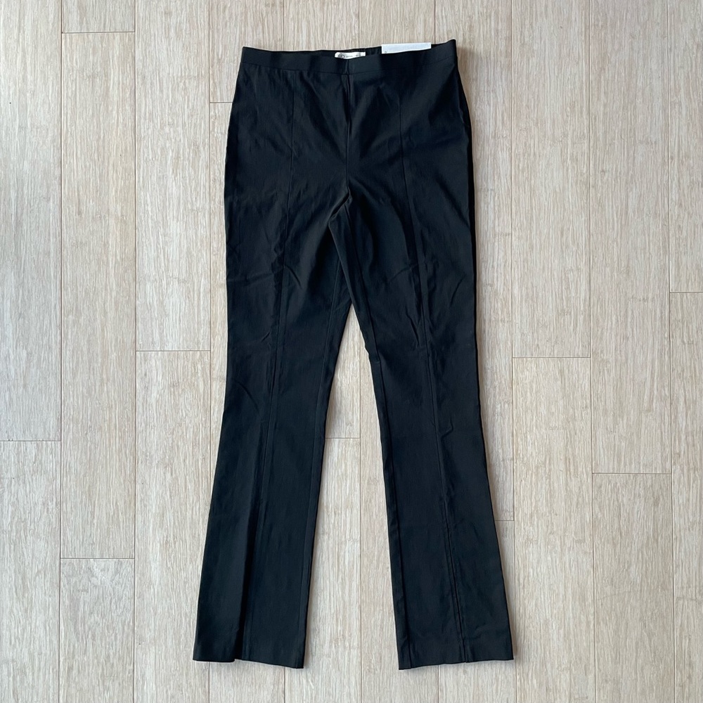 Cato black dress pants with cute open bottom slit